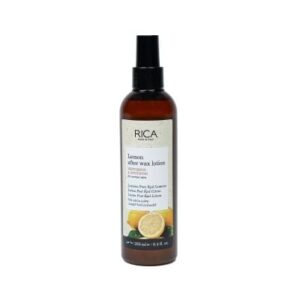 Rica Lemon After Wax Lotion | Post Waxing Cleansing for Normal Skin with Sunflower Oil, Jojoba Oil & Vitamin E - 250ml