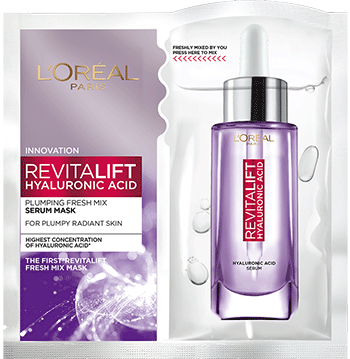 Revitalift Hyaluronic Acid Fresh Mix Serum Sheet Mask Pack of 5