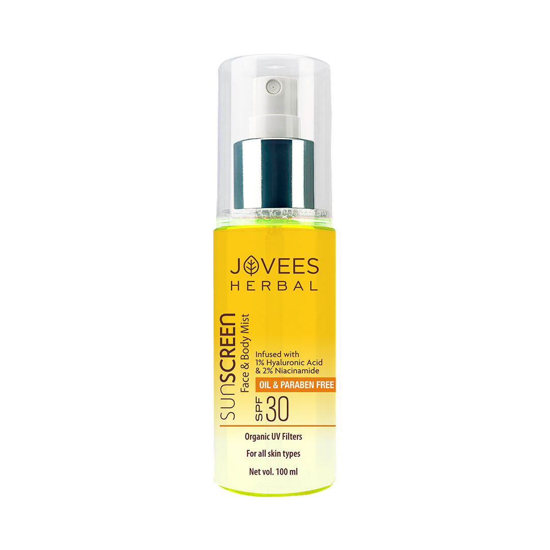 Sunscreen Face And Body Mist SPF 30 | For Men and Women