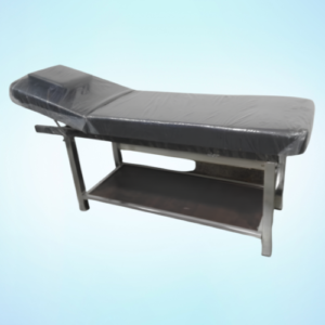 Black Stainless Steel Facial and Massage Bed