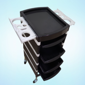 Professional 5-tier Plastic Salon Trolley