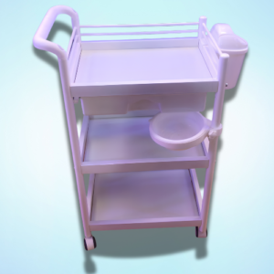 White 3-tier Beauty Salon Trolley