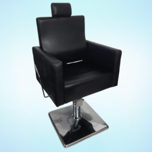 black hydraulic pump salon chair