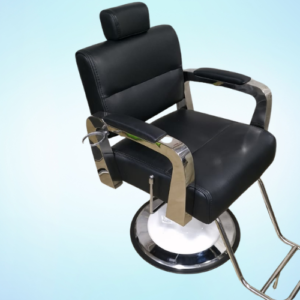 black lakdi salon chair