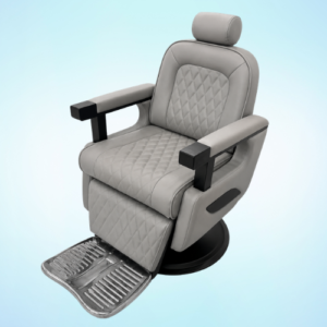 diamond-stitched salon chair