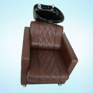 faux leather hair wash chair