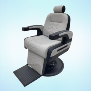 gray ad black luxury design barber chair