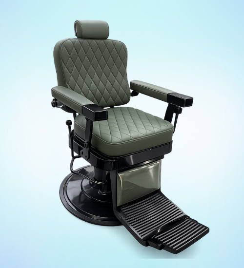 pull-out headrest barbar chair