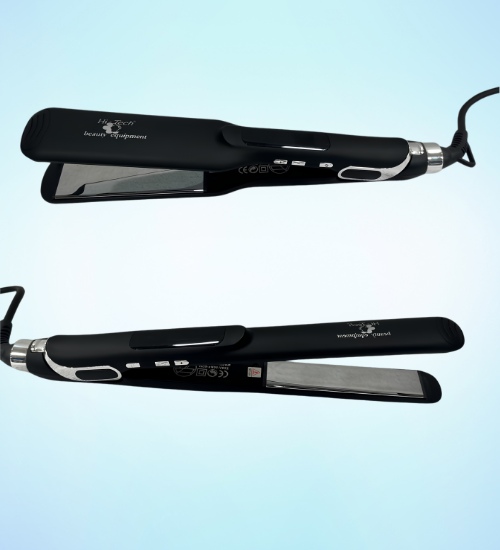 black Hi-Tech Beauty hair straightener