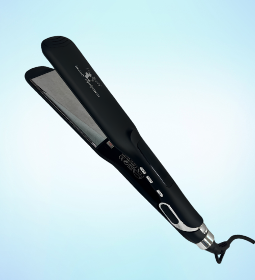 black Hi-Tech Beauty hair straightener